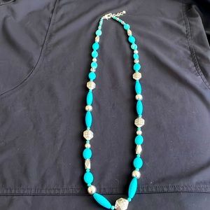 Brighton turquoise and silver necklace